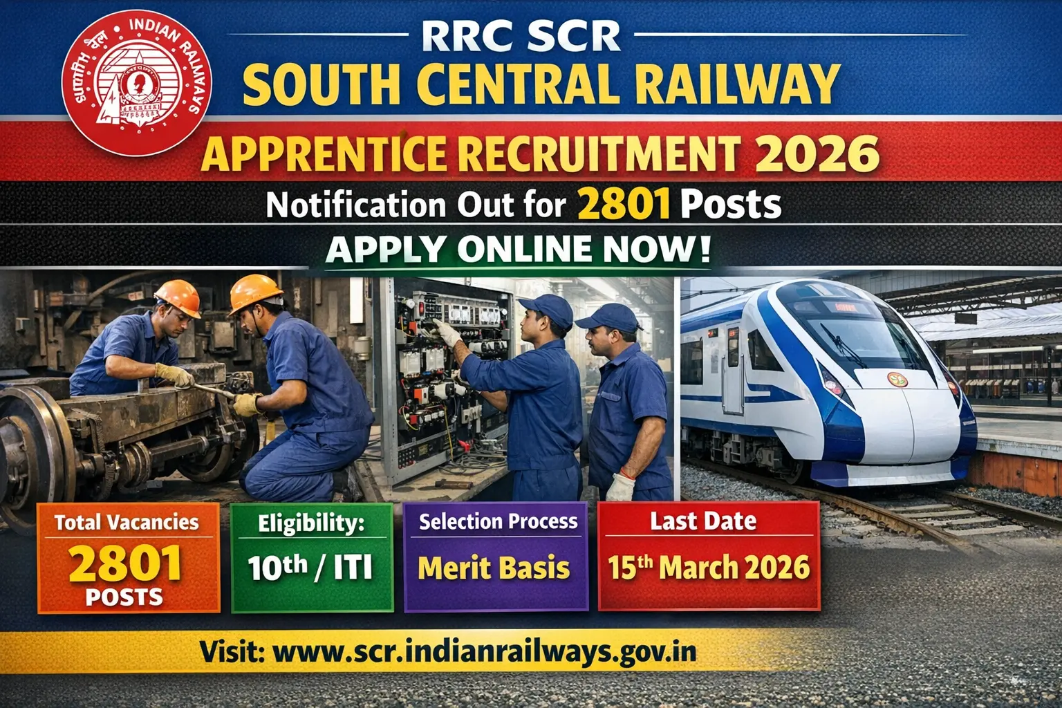 South Central Railway Recruitment 2026