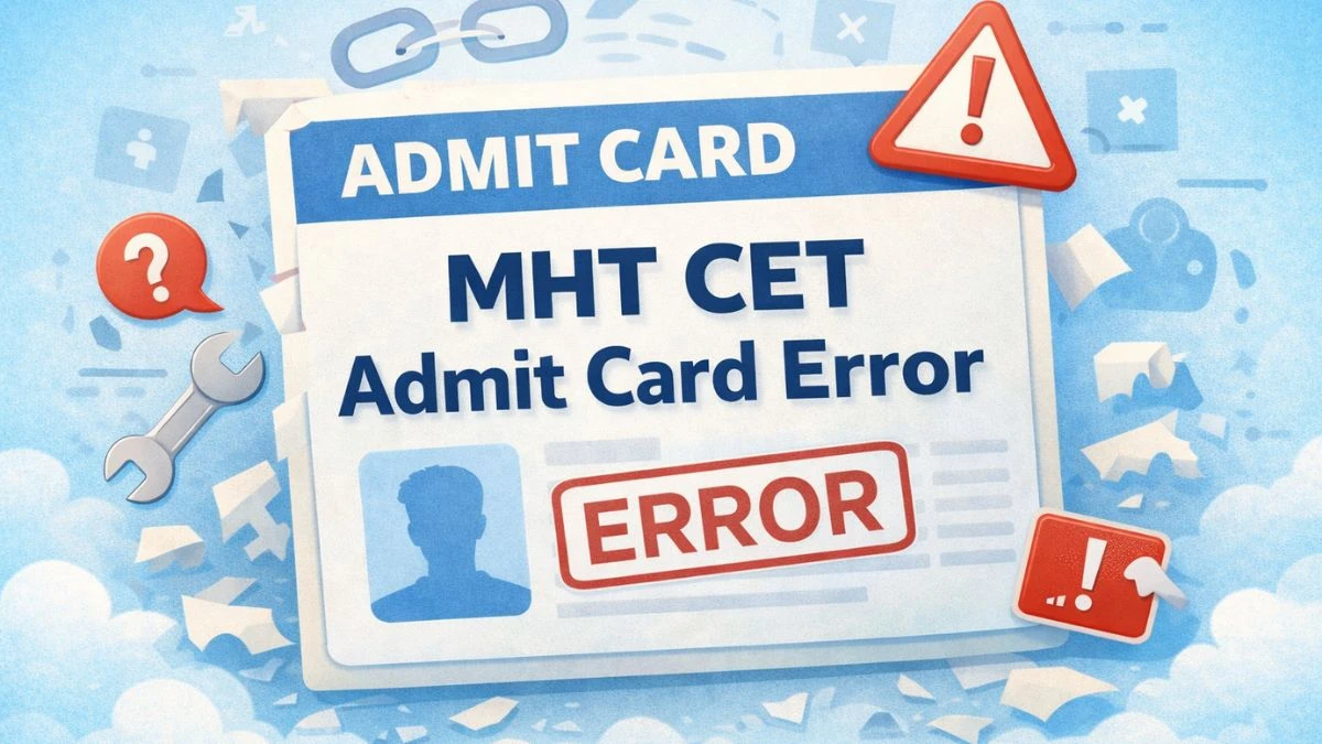 MHT CET 2026 Admit Card Error