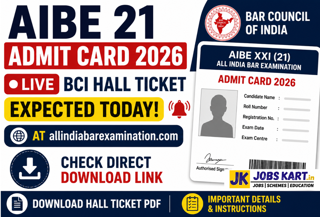 AIBE 21 Admit Card 2026