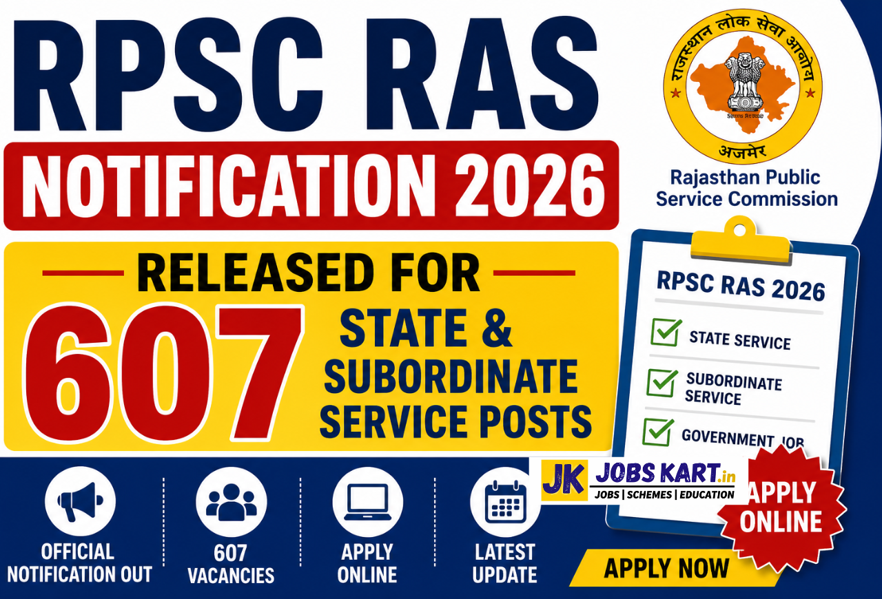 RPSC RAS Notification 2026