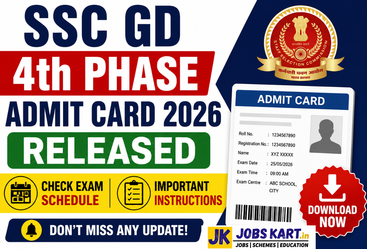 SSC GD 4th Phase Admit Card 2026