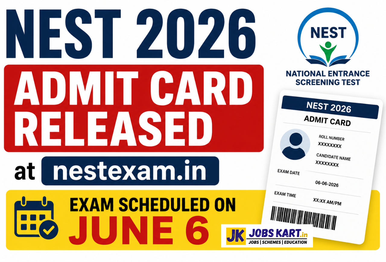 NEST 2026 Admit Card