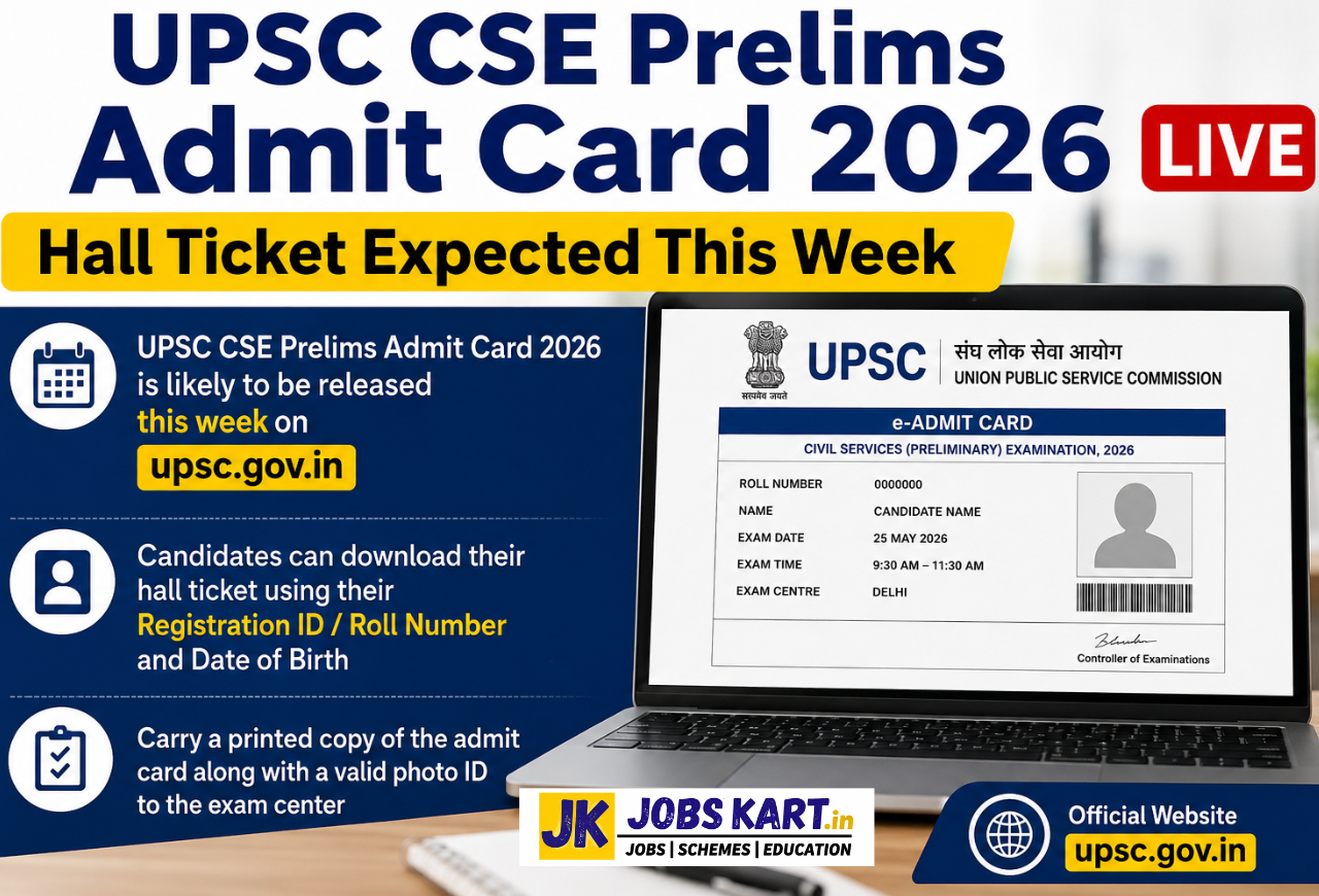 UPSC CSE Prelims Admit Card 2026