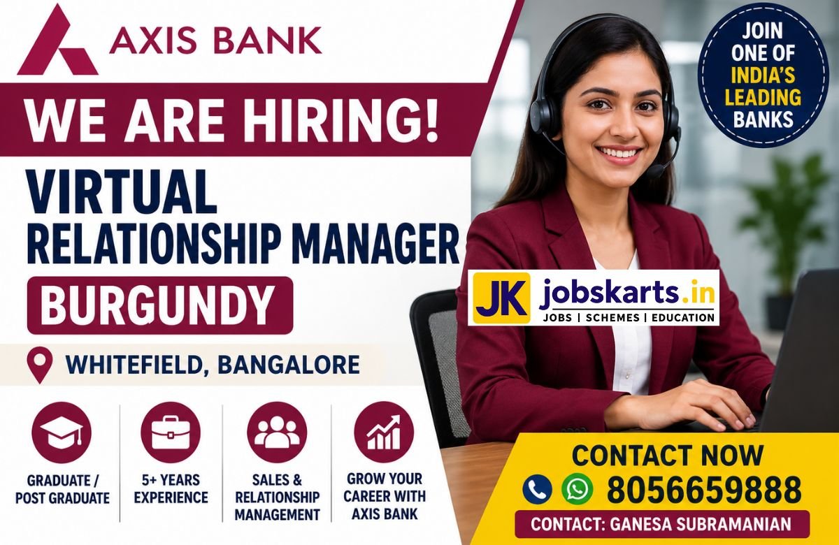 Axis Bank Virtual Relationship Manager Recruitment 2026