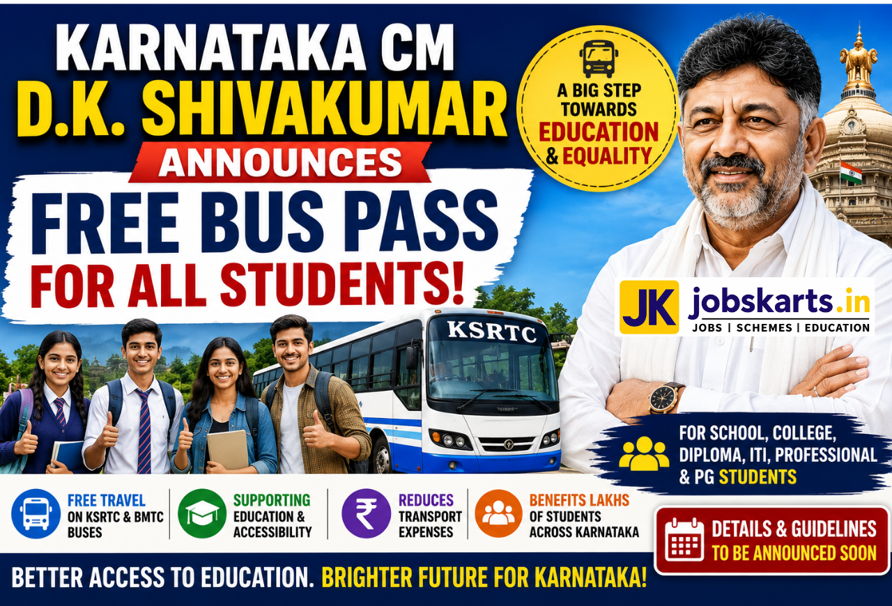 Free Bus Pass for All Students In Karnataka