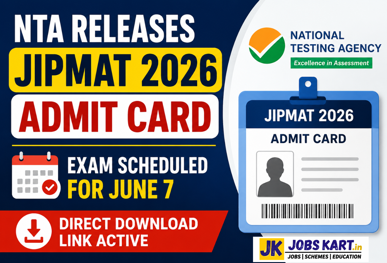 NTA Releases JIPMAT 2026 Admit Card