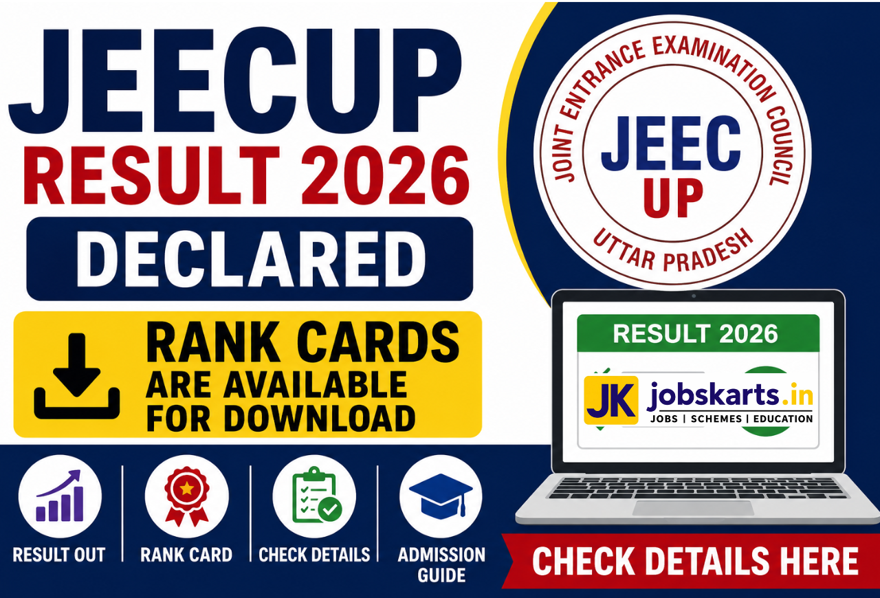 JEECUP Result 2026 Released