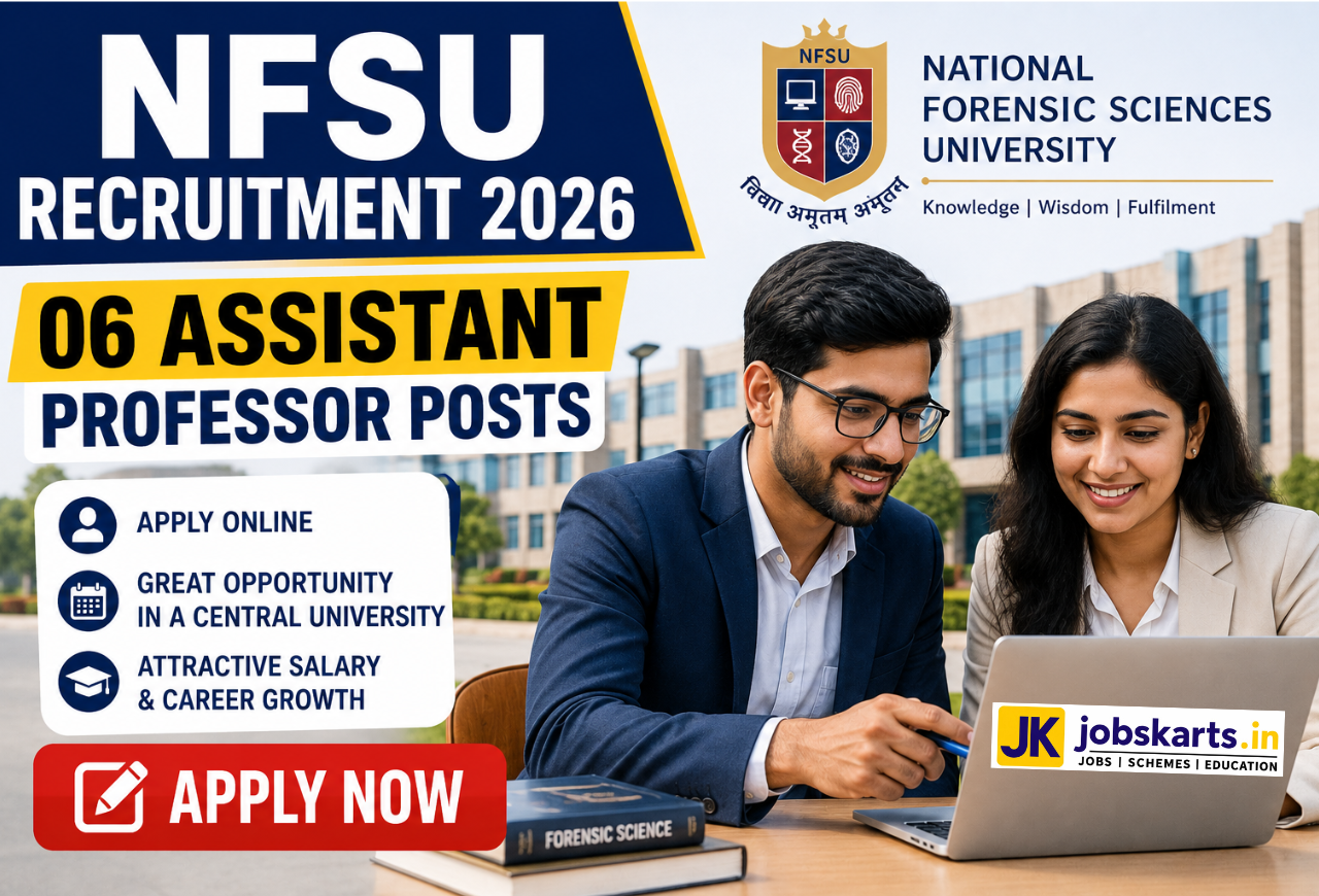 NFSU Recruitment 2026