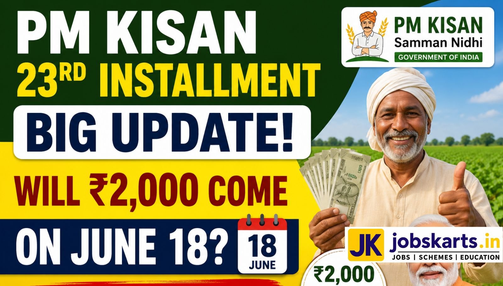 PM Kisan 23rd Installment 2026