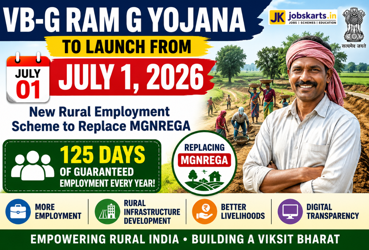 VB-G RAM G Yojana to Launch from July 1