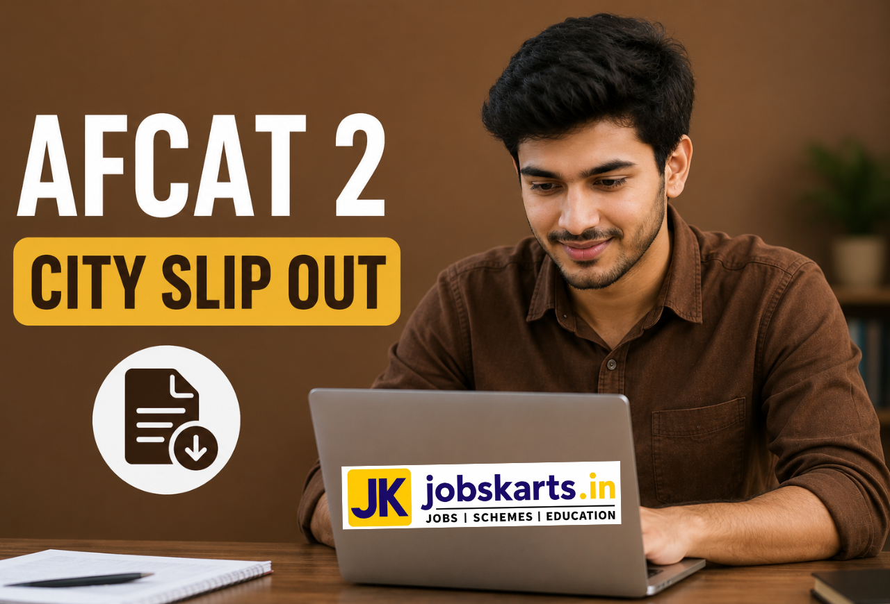 AFCAT 2 Exam City Intimation Slip 2026 Released