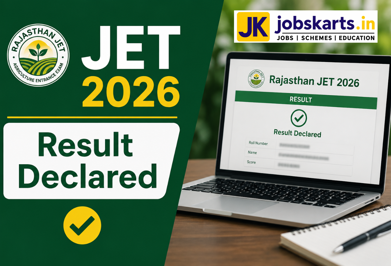 Rajasthan JET 2026 Result Declared