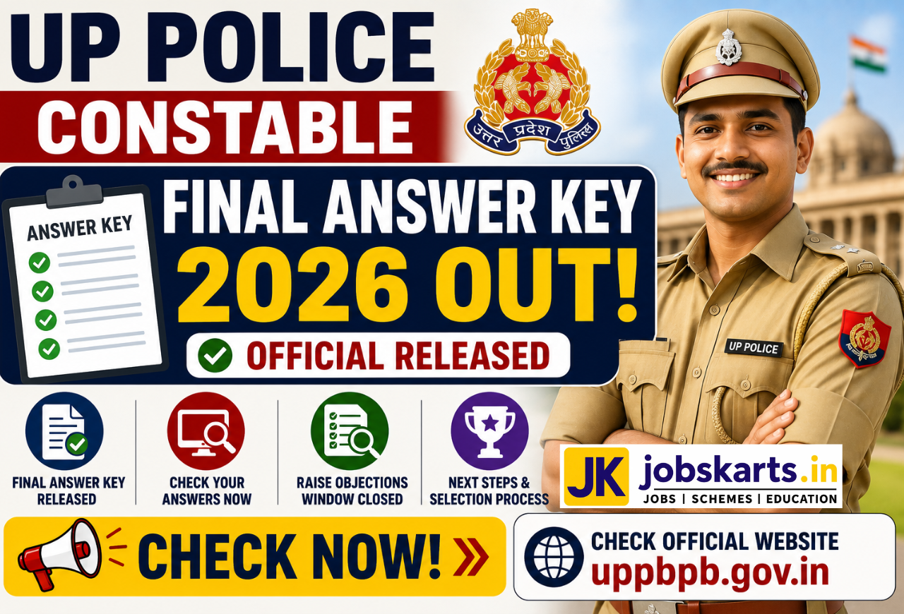 UP Police Constable Final Answer Key 2026