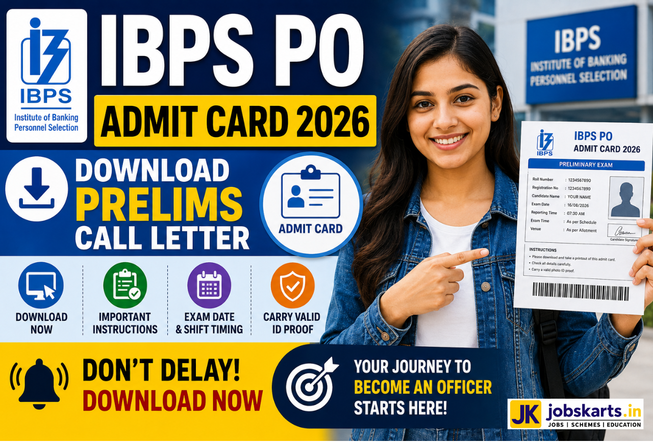 IBPS PO Admit Card 2026 Out