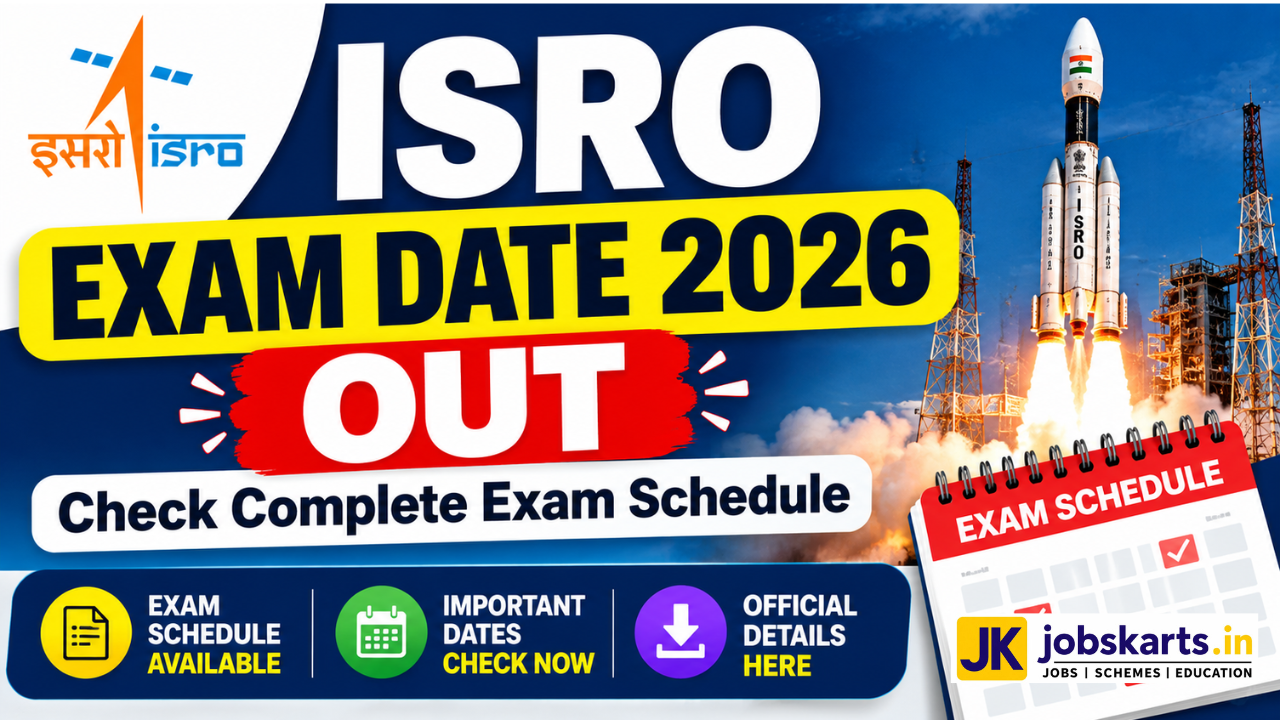 ISRO Exam Date 2026 Out