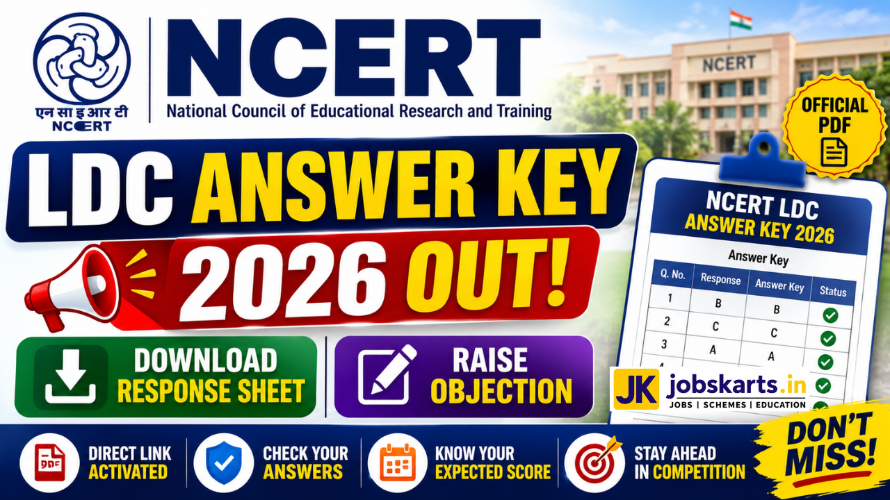 NCERT LDC Answer Key 2026