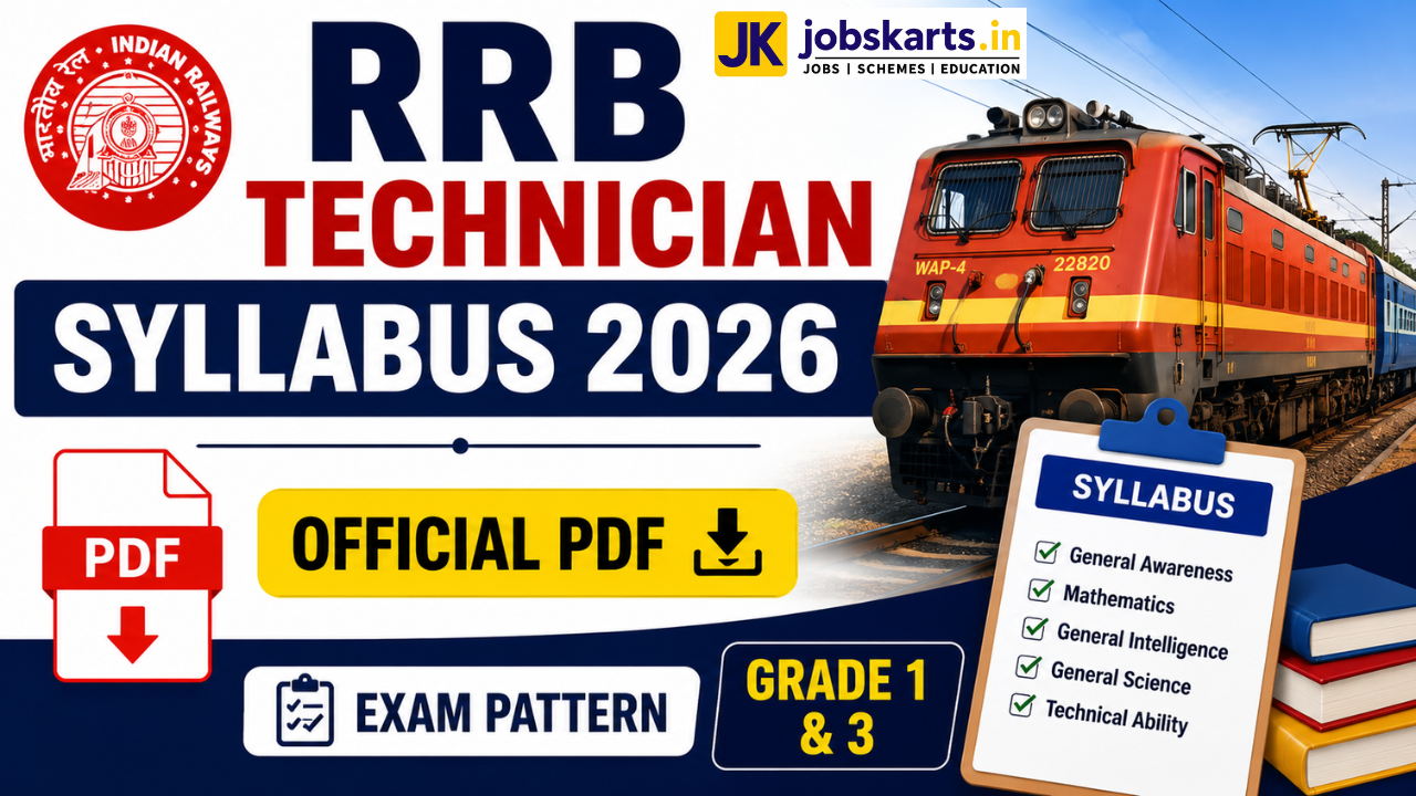 RRB Technician Syllabus 2026 OUT