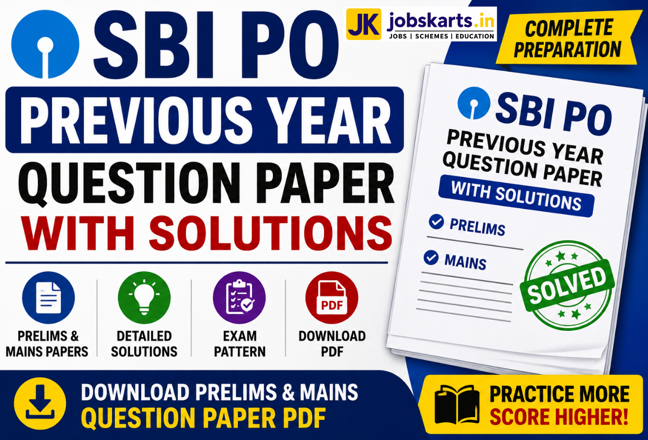 SBI PO Previous Year Question Paper with Solutions