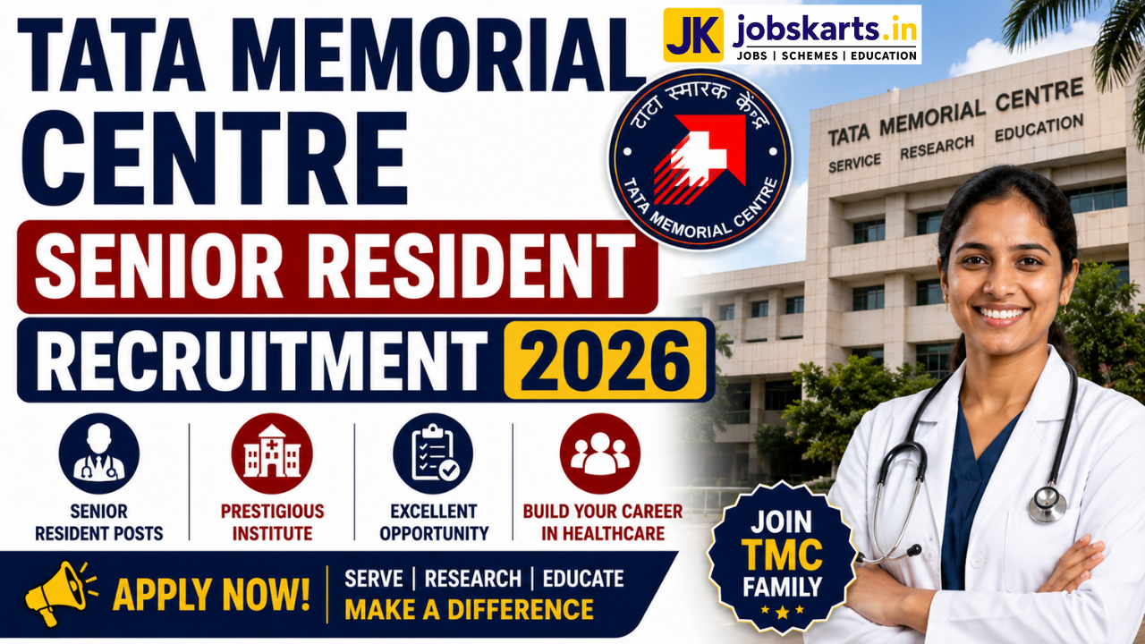 Tata Memorial Centre Senior Resident Recruitment 2026